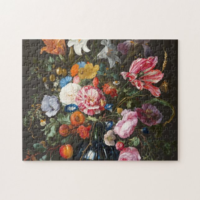 Puzzle Vara de flores. Creador Jan Davidsz de Heem. (Horizontal)