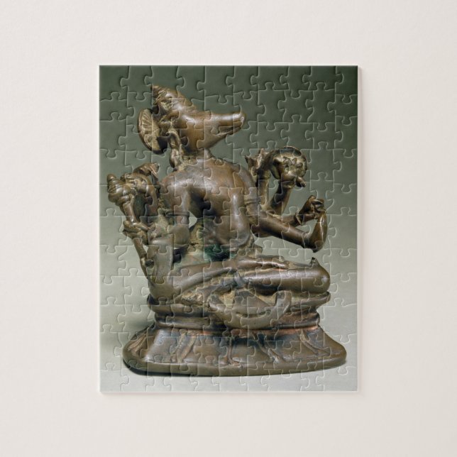 Puzzle Varaha, Gurjara Pratihara, Tamil Nadu (bronce) (Vertical)