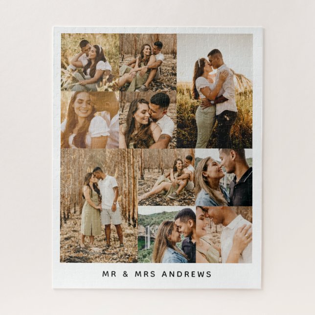 Puzzle Varias Fotos Collage Lovely Pareja (Vertical)