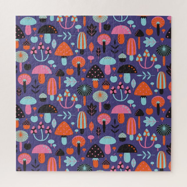 Puzzle Variedad champiñón: Ilustracion de época (Vertical)