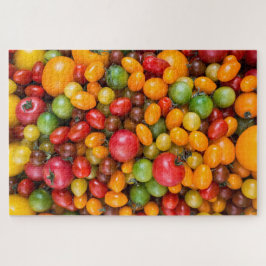 Puzzle Variedad colorida de las especies de tomate