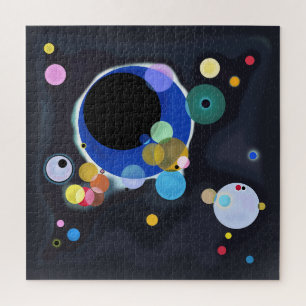 Puzzle Varios círculos, Vassily Kandinsky digital