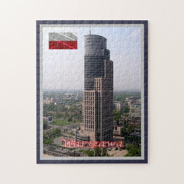 Puzzle Varsovia - Torre de Comercio - Polonia - (Vertical)