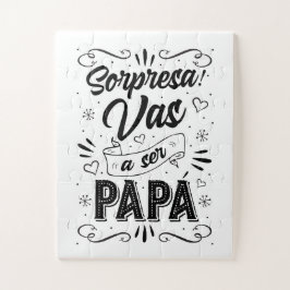 Puzzle Vas a ser Papa Anuncio de Embarazo Artístico