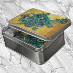 Puzzle Vasa de vida fija con irlandeses de Vincent van Go<br><div class="desc">Vida: Vase con irlandeses contra un fondo amarillo de Vincent van Gogh es un bello post impresionismo vintage de la naturaleza floral de la vida. Un magnífico ramo de bonitas flores de iris morado barbudo de un jardín primaveral en un jarrón. Colores clásicos de estilo francés campestre con tonos dorados...</div>