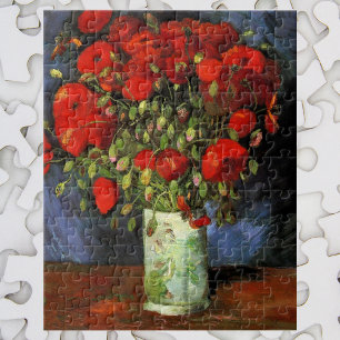 Puzzle Vase con los pipetas rojos de Vincent van Gogh