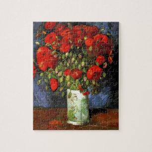 Puzzle Vase con rojos de Van Gogh