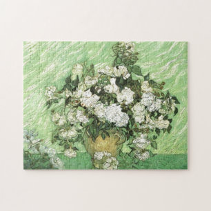 Puzzle Vase con Rosas - Vintage de arte Van Gogh