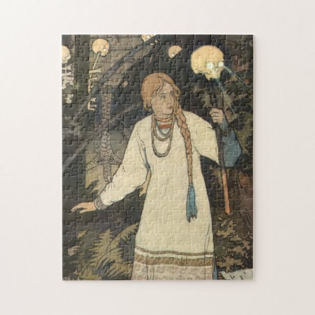 Puzzle Vasilisa la bella en la cabaña de Baba Yaga - I (Vertical)