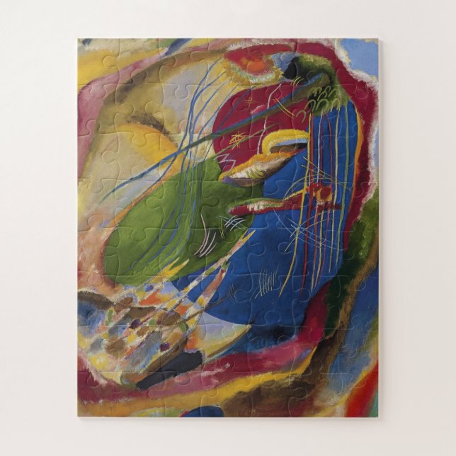 Puzzle Vasily Kandinsky - Imagen con tres puntos (Vertical)