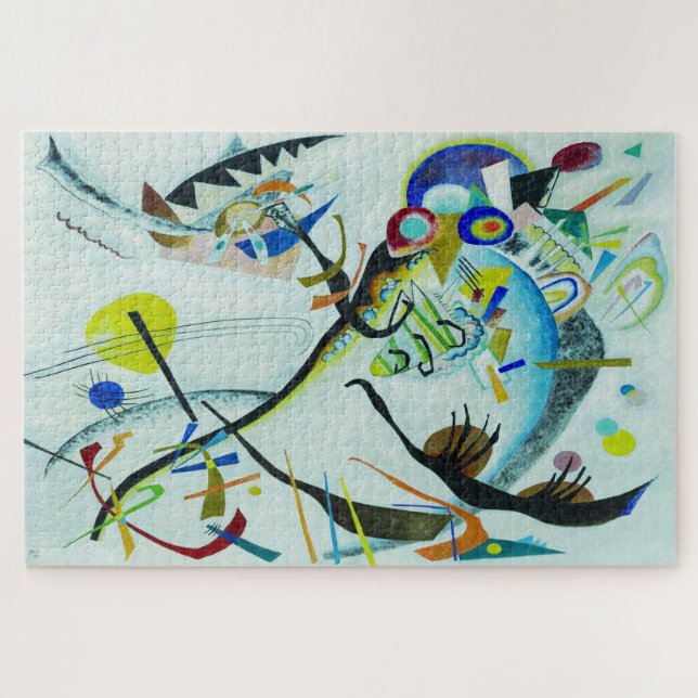 Puzzle Vassily Kandinsky-1921-Segment azul (Horizontal)