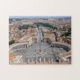 Puzzle Vaticano, Italia: vista aérea de la Plaza de San P