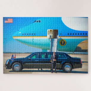 Puzzle VC-25A (747-200B) y "LA BESTIA" (20x30 PULGADAS)