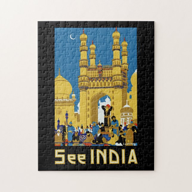 Puzzle Vea la India (Vertical)