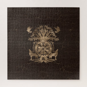 Puzzle Vegvisir - Ornamento de brújula viking