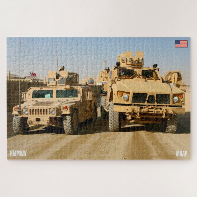 Puzzle VEHÍCULO MRAP DE EE. UU. (20x30 pulgadas) (Horizontal)