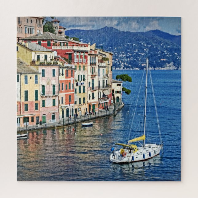 Puzzle Vela a Portofino -Italia Holiday-20x20-676 pc (Vertical)