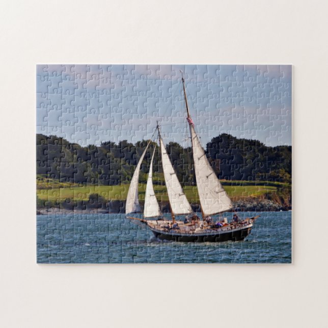 Puzzle Vela En Newport, Isla Rhode, Estados Unidos (Horizontal)