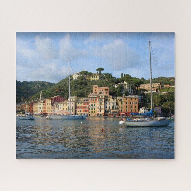 Puzzle Vela en Portofino, Italia - 16 x 20 pulgadas (Horizontal)