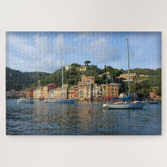 Puzzle Vela en Portofino, Italia - 20 x 30 pulgadas (Horizontal)