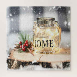 Puzzle Vela, Holly Berry, Holiday