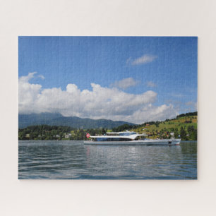 Puzzle Vela Lago Lucerne Suiza - 16x20 - 520 pcs