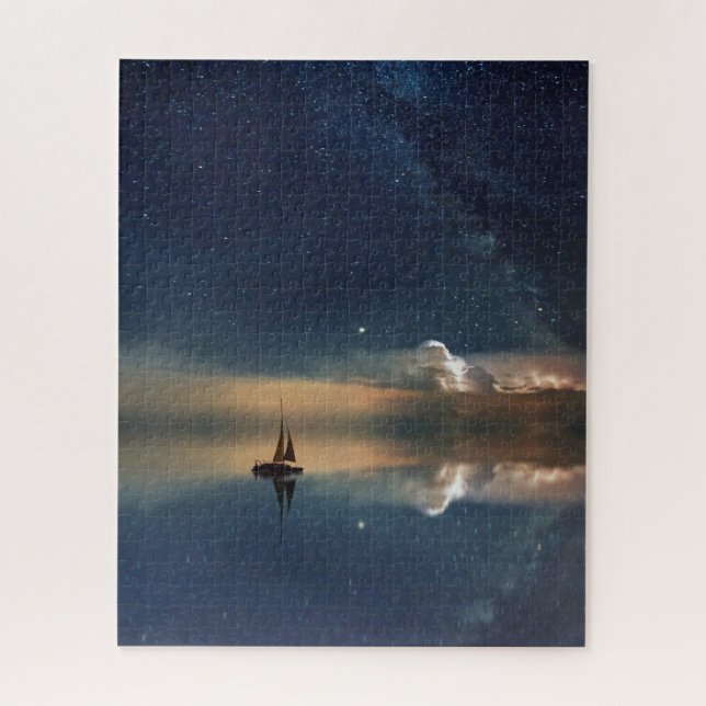 Puzzle Vela lejos de las nubes (Vertical)