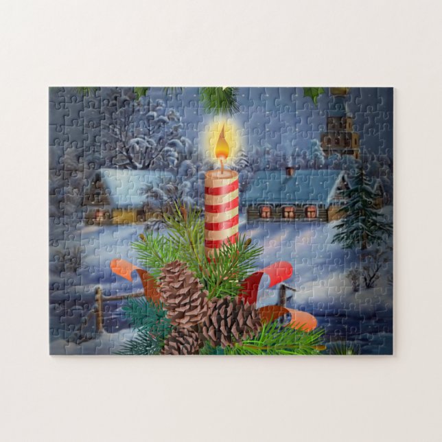 Puzzle velas de navidades (Horizontal)