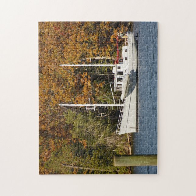 Puzzle Velero de motor anclado (Vertical)