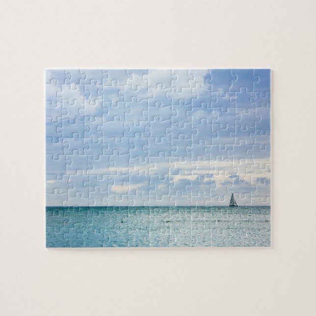 Puzzle Velero en el agua (Horizontal)