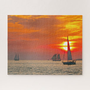 Puzzle Veleros en Key West, Florida, Sunset