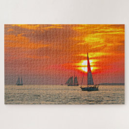 Puzzle Veleros en Key West, Florida, Sunset