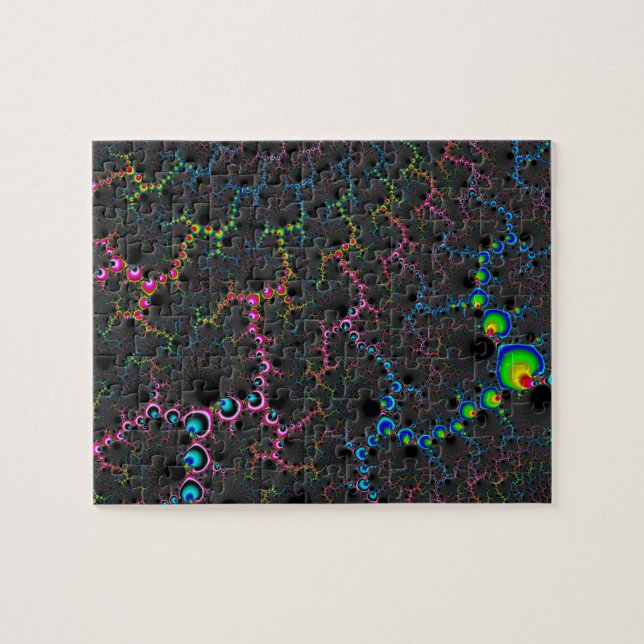 Puzzle Venas - arte del fractal (Horizontal)