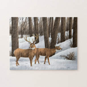 Puzzle Vendedor blanco con cola