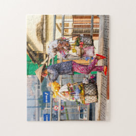 Puzzle Vendedor de la calle, Ciudad Ho Chi Minh, Vietnam