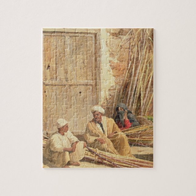 Puzzle Vendedores de la caña de azúcar, Egipto, 1892 (Vertical)