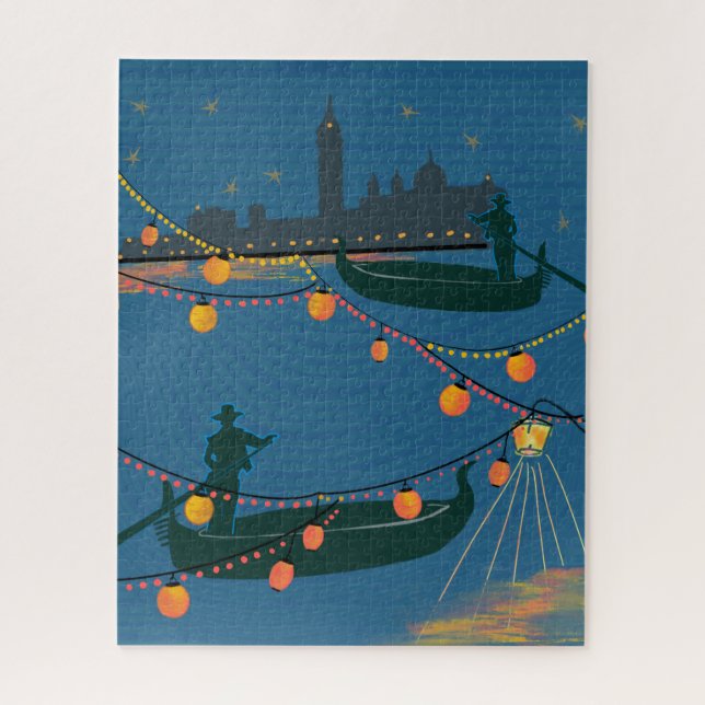 Puzzle Venecia de Noche (Vertical)