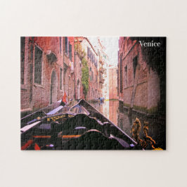 Puzzle Venecia Gondola Ride de la tarjeta de vacaciones i