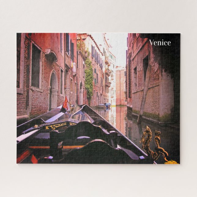 Puzzle Venecia Gondola Ride en Canal Italia (Horizontal)