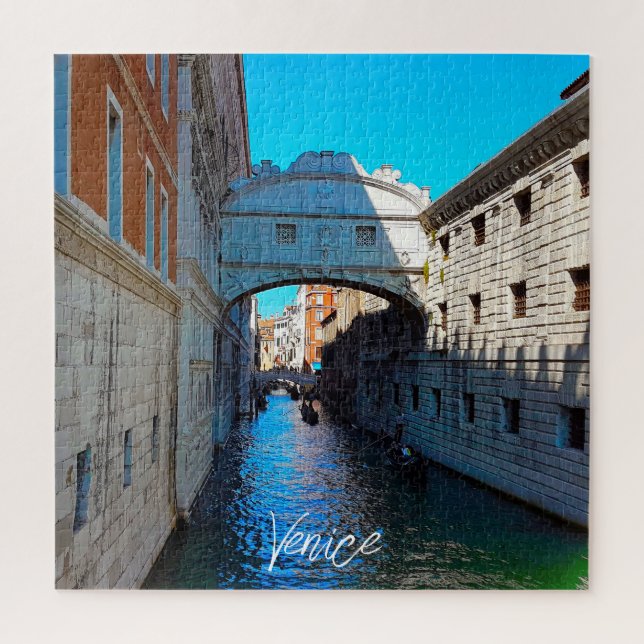 Puzzle Venecia Italia Puente de Sighs Canal Travel (Vertical)