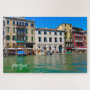 Puzzle Venecia Italia Riva Del Vin Gran Canal