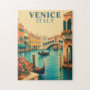 Puzzle Venecia Italia Viajes Antiguos Gran Canal Gondola