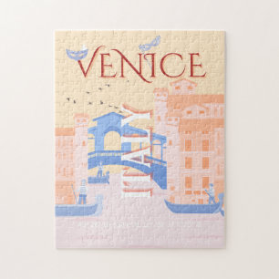 Puzzle Venecia Viajes Art, Italia, Viajes Art, Retro