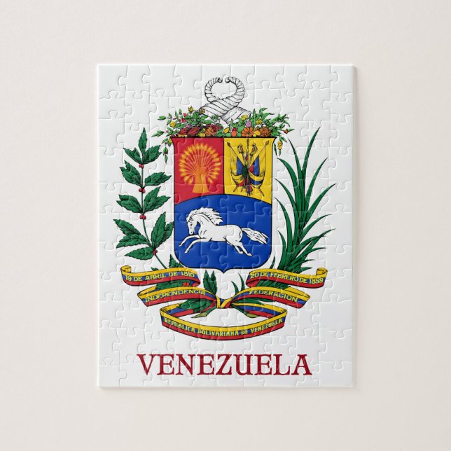 Puzzle VENEZUELA - emblema/escudo de (Vertical)