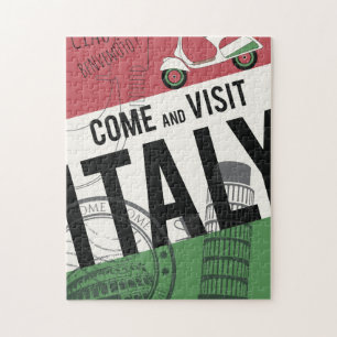 Puzzle Venga visitar Italia