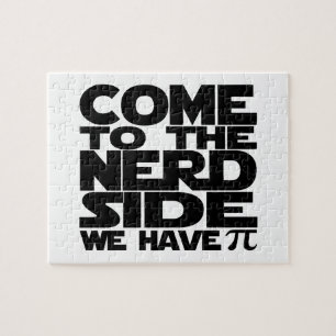 Puzzle Vengan Al Lado Nerd Tenemos Pi