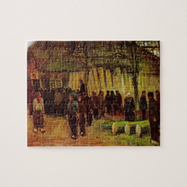 Puzzle Venta de madera por Vincent van Gogh (Horizontal)