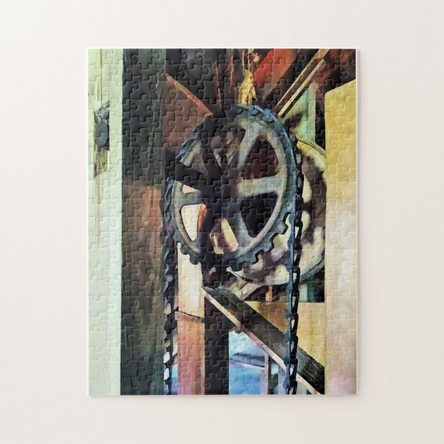 Puzzle Ventaja mecánica (Vertical)