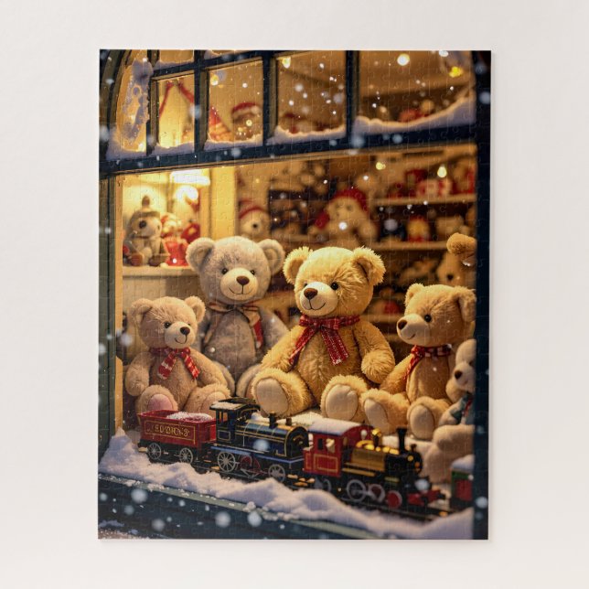 Puzzle Ventana de compras de juguetes de vacaciones (Vertical)