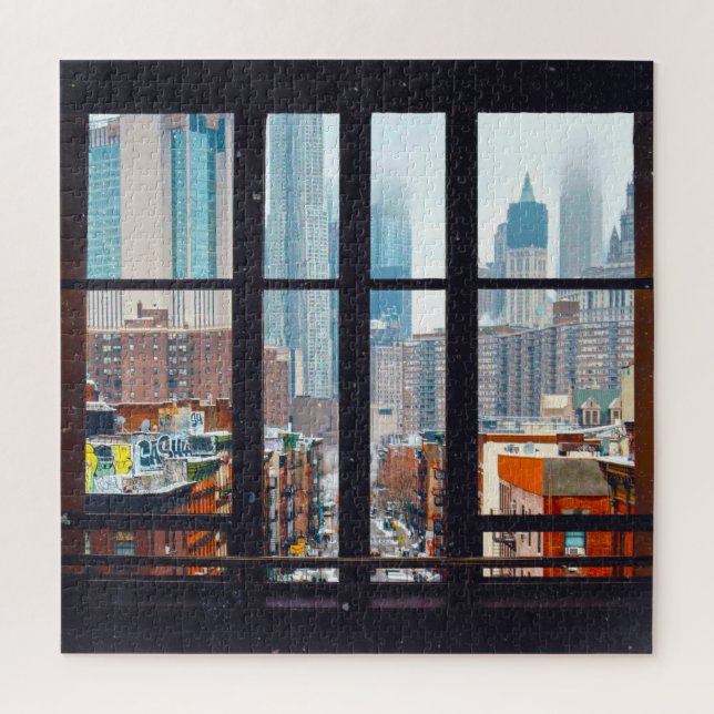 Puzzle Ventana de Nueva York (Vertical)